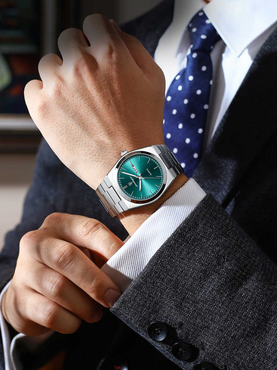 POEDAGAR 930 Hot Sell China Man Quartz Watch Excel Stainless Steel Band Waterproof Date Display Popular New Casual Wrist Watch